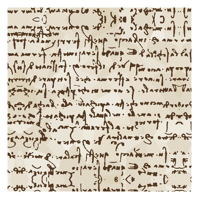 Tapet brun Da Vinci Manuscript