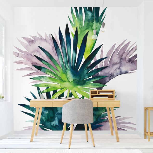 Tapet blomster Exotic Foliage - Fan Palm