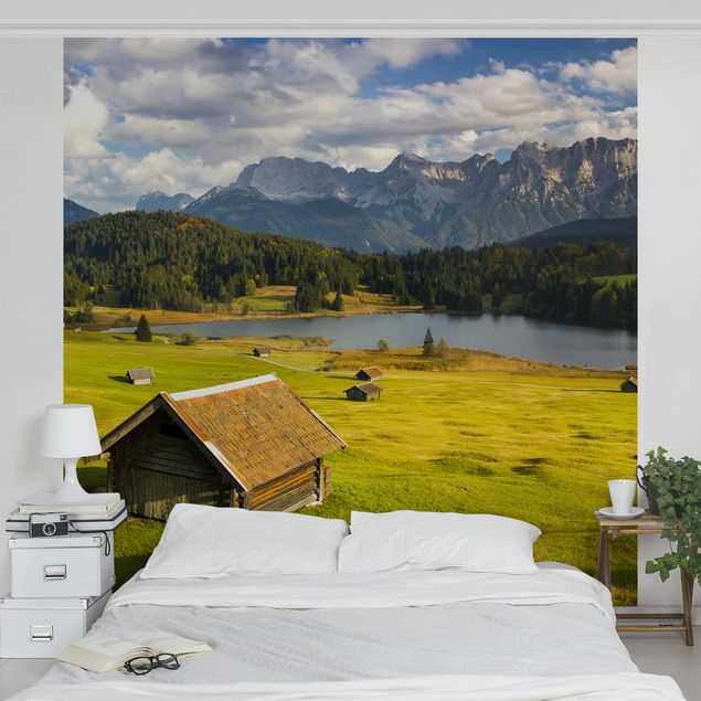 Fototapet landskaber Geroldsee Lake Upper Bavaria