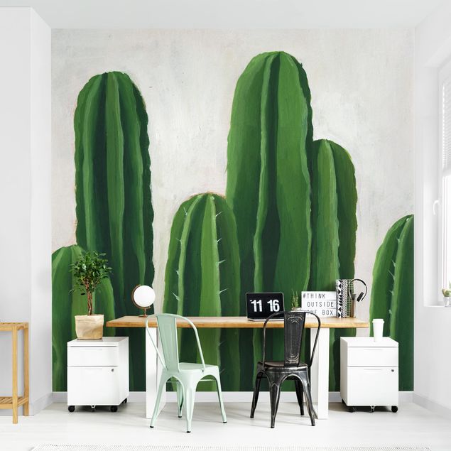 Tapet grøn Favorite Plants - Cactus