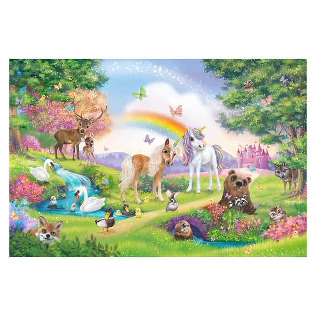 Tapet Animal Club International - Magical Forest With Unicorn