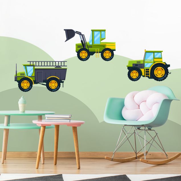 Børneværelse deco Tractor and Co