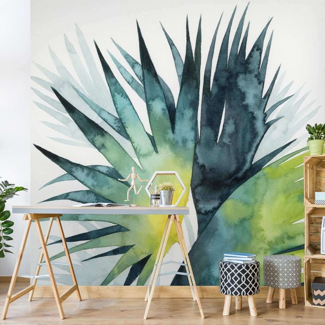 Moderne tapet Tropical Foliage - Fan Palm