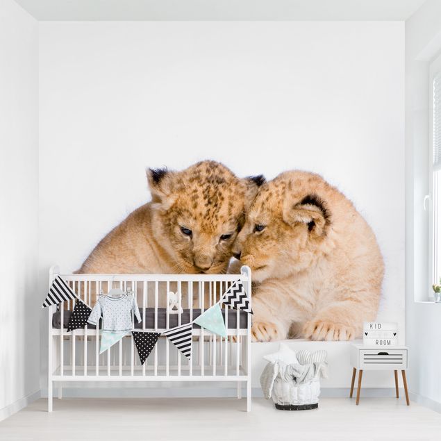 Tapet Two Lion Babys