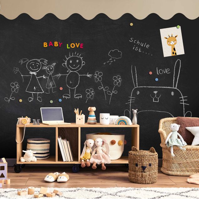 Selvklæbende folier mønstre Chalkboard self-adhesive - Nursery