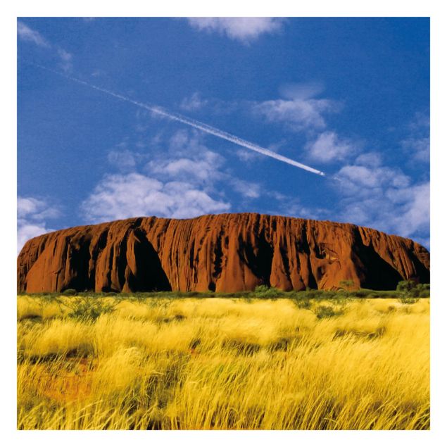 Tapet blå Uluru