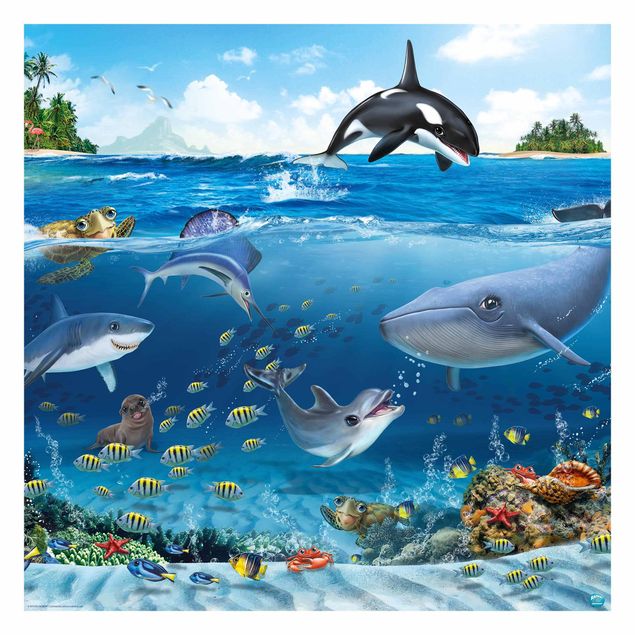 Strand tapet Animal Club International - Underwater World With Animals