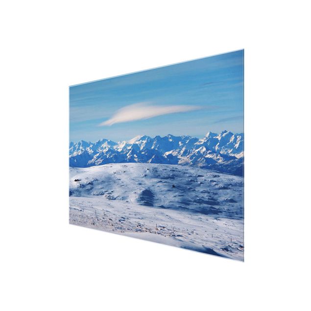 Billeder natur Snowy Mountain Landscape