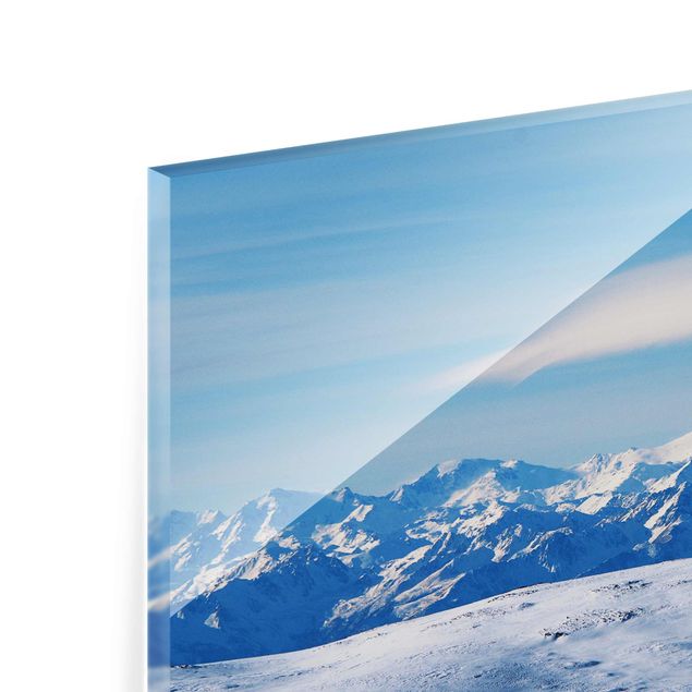 Billeder moderne Snowy Mountain Landscape