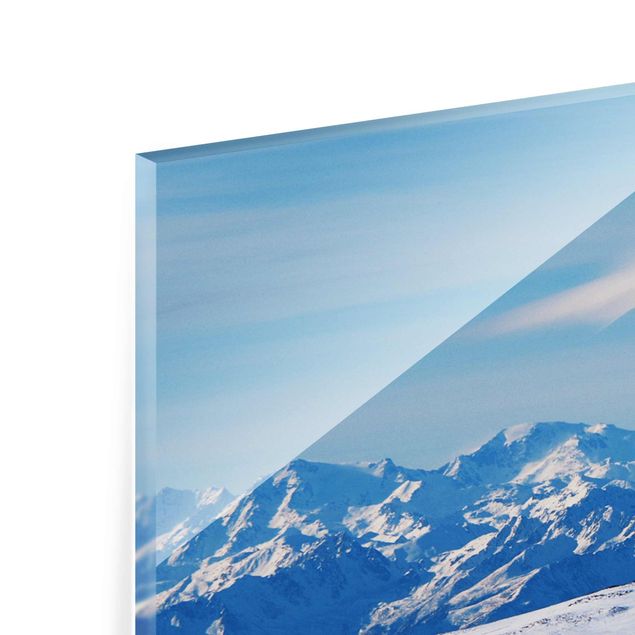 Billeder moderne Snowy Mountain Landscape
