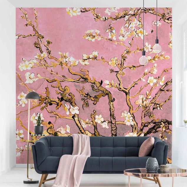 køkken dekorationer Vincent Van Gogh - Almond Blossom In Antique Pink