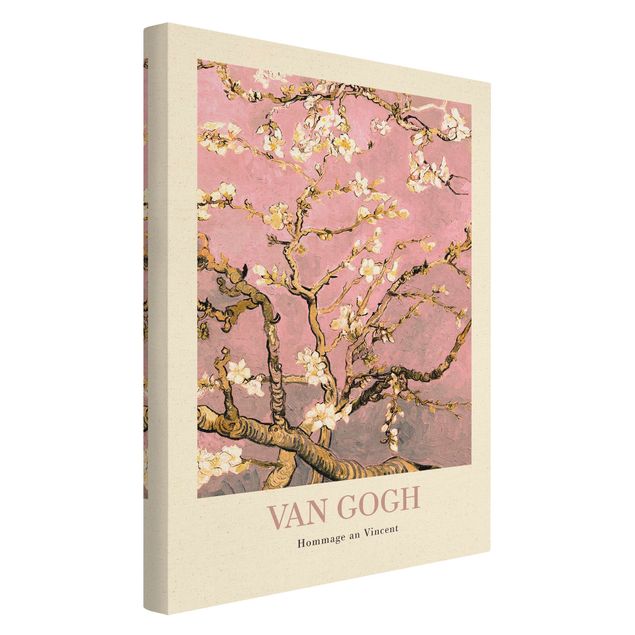 Billeder blomster Vincent van Gogh - Almond Blossom In Pink - Museum Edition