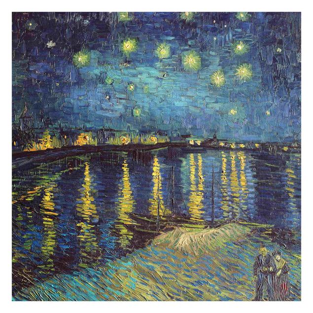 Fototapet himmel Vincent Van Gogh - Starry Night Over The Rhone