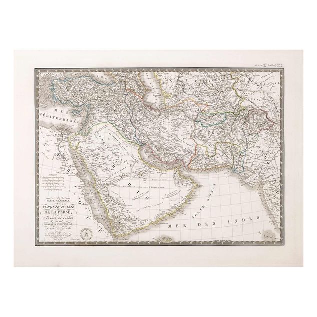 Billeder Andrea Haase Vintage Map In The Middle East