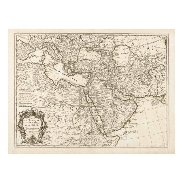 Billeder Andrea Haase Vintage Map The Middle East