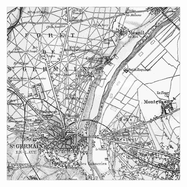 Billeder Andrea Haase Vintage Map St Germain Paris