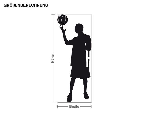 Wallstickers basketball Basketball Player