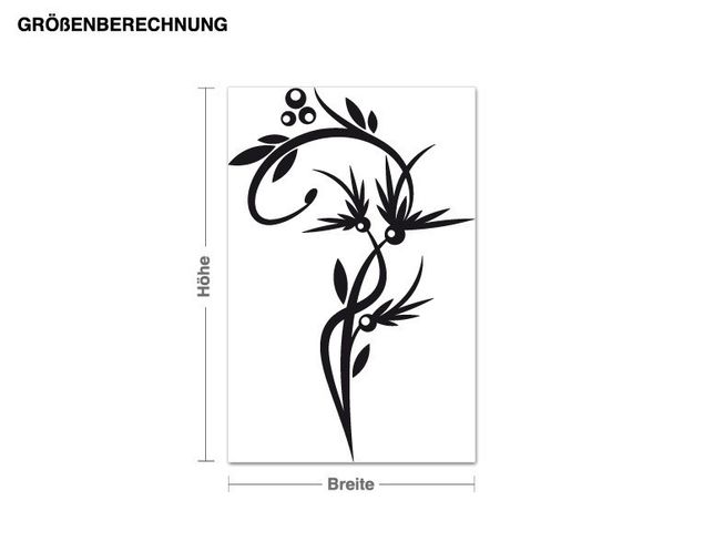 Wallstickers tendrils Floral Arch