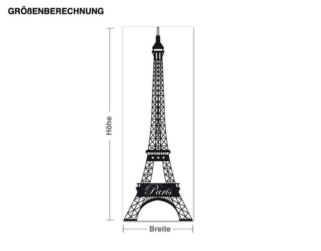 Wallstickers Paris Eiffel Tower in Paris