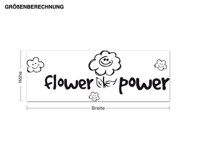 Børneværelse deco Flower Power