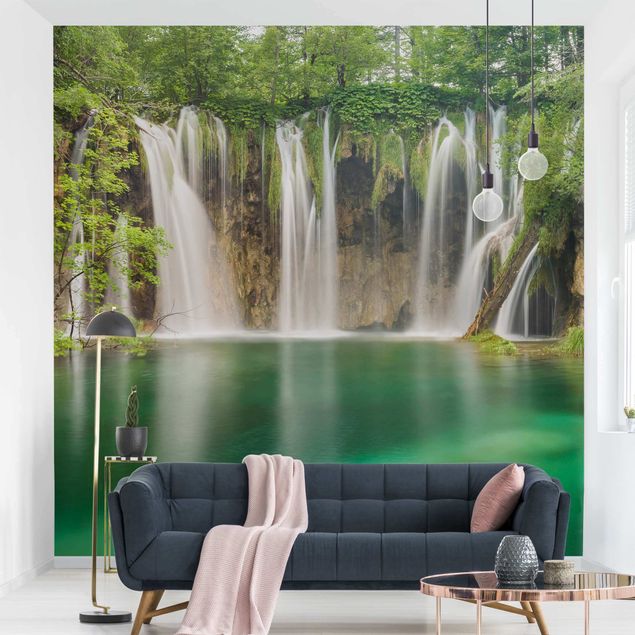 Tapet moderne Waterfall Plitvice Lakes