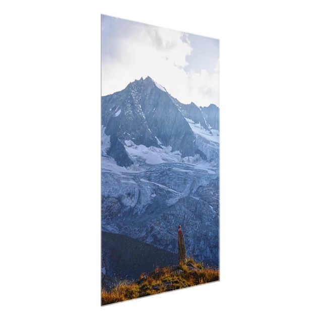 Billeder bjerge Marked Path In The Alps