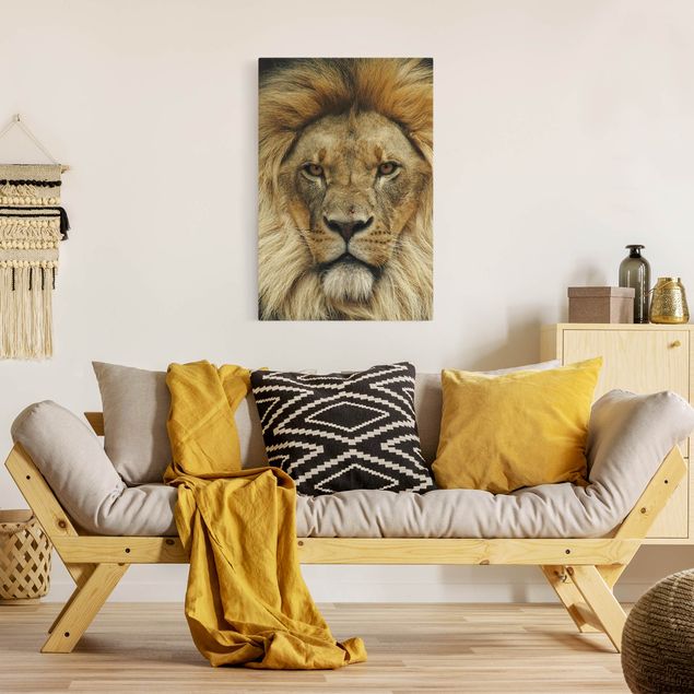 Billeder på lærred lions Wisdom of Lion