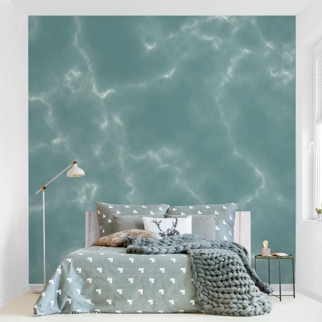 Marmor tapet Delicate Marble Look In Blue