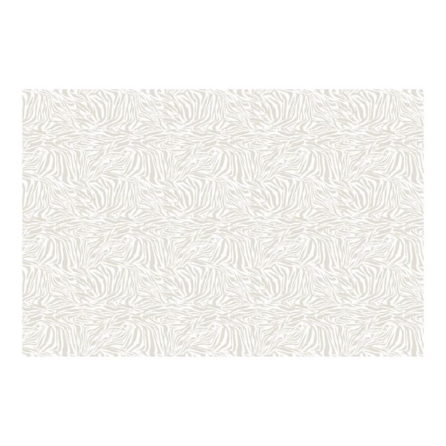 Tapet Zebra Design Light Grey Stripe Pattern