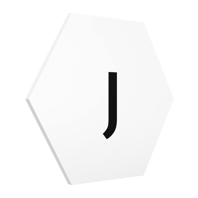 Billeder moderne Letter White J
