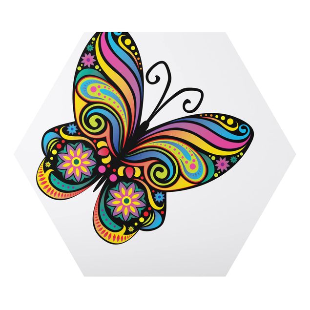 Billeder abstrakt No.BP22 Mandala Butterfly