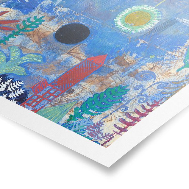 Plakater abstrakt Paul Klee - Sunken Landscape