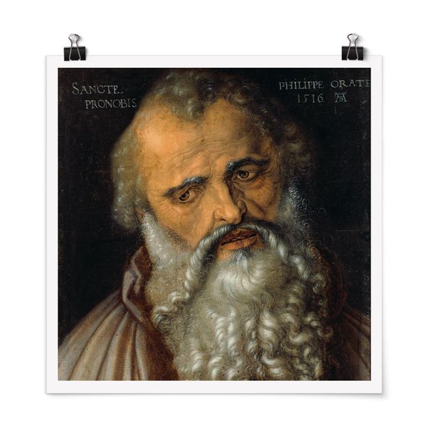 Plakater kunsttryk Albrecht Dürer - Apostle Philip