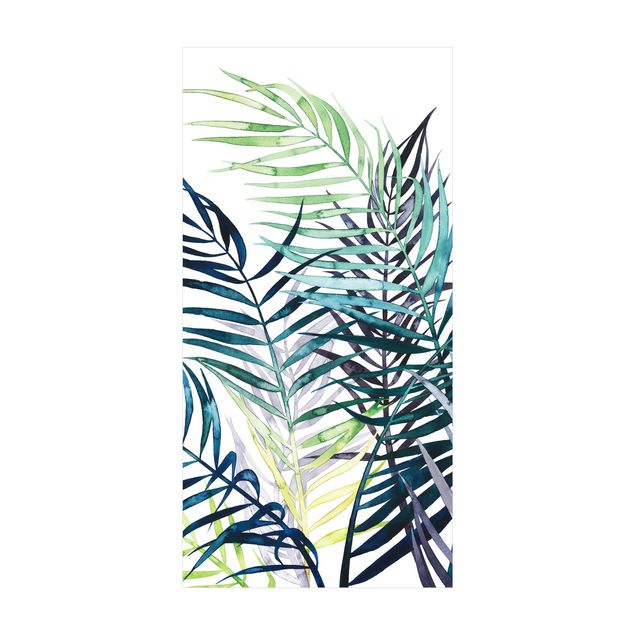 Blomstret tæppe Exotic Foliage - Palm Tree