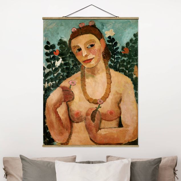 Kunst stilarter ekspressionisme Paula Modersohn-Becker - Self Portrait with Amber Necklace
