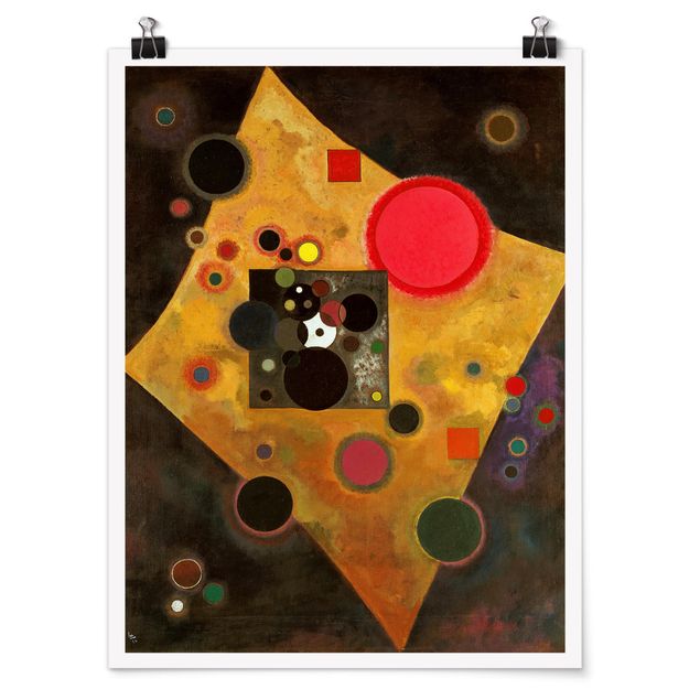 Plakater kunsttryk Wassily Kandinsky - Accent in Pink