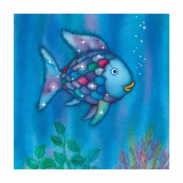 blåt gulvtæppe The Rainbow Fish - Alone In The Vast Ocean