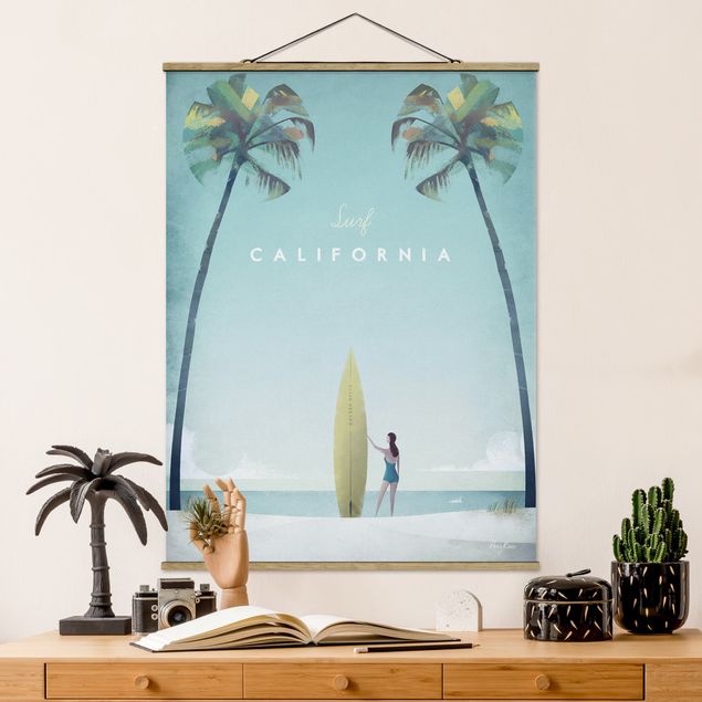 køkken dekorationer Travel Poster - California