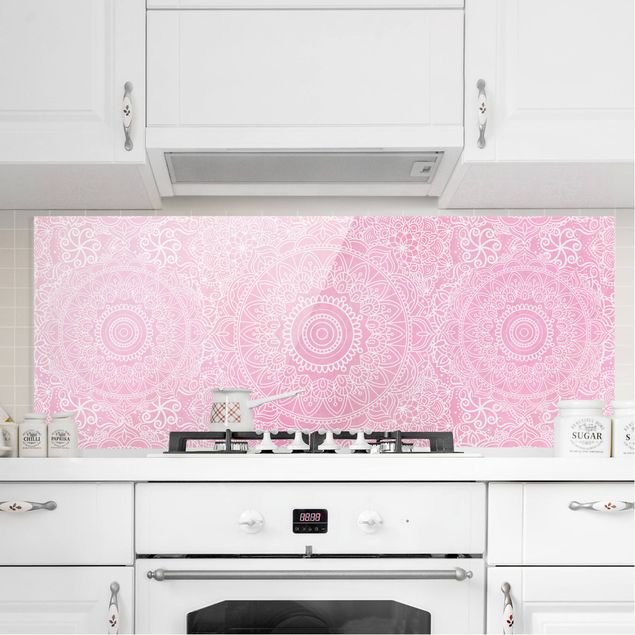 køkken dekorationer Pattern Mandala Light Pink