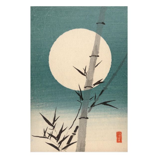 Billeder bambus Japanese Drawing Bamboo And Moon