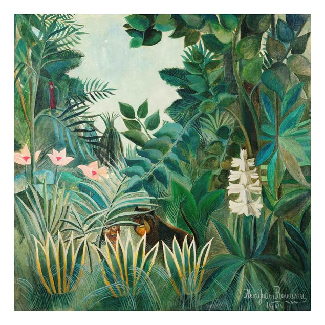 Billeder træer Henri Rousseau - The Equatorial Jungle