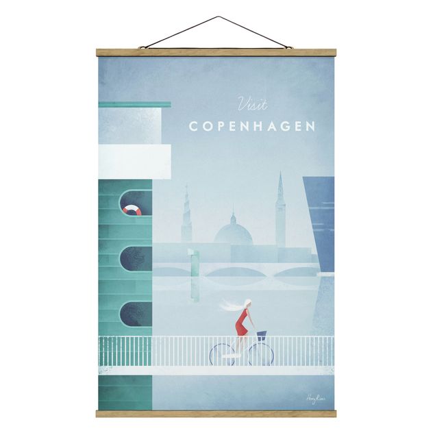 Billeder retro Travel Poster - Copenhagen