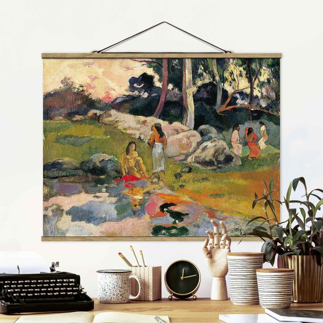 køkken dekorationer Paul Gauguin - Women At The Banks Of River