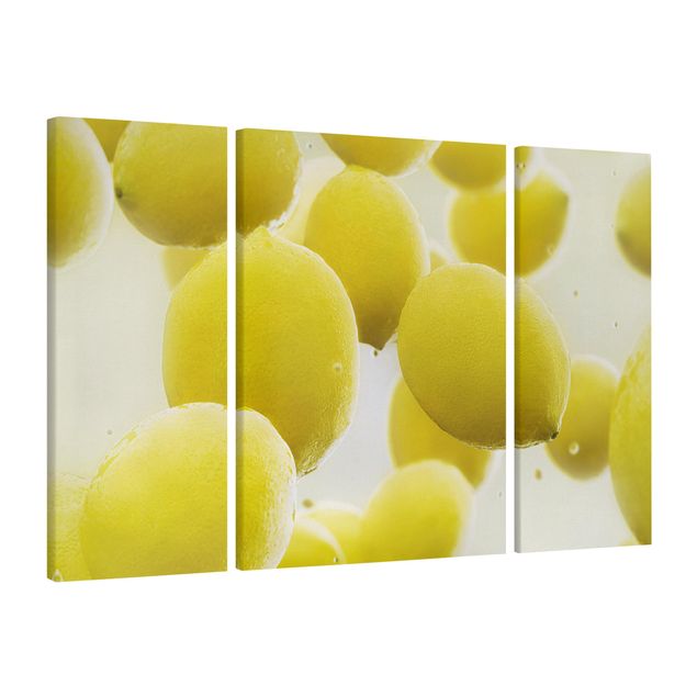 Billeder på lærred Lemons In Water