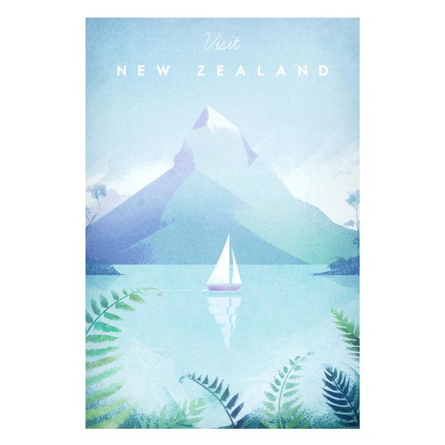 køkken dekorationer Travel Poster - New Zealand