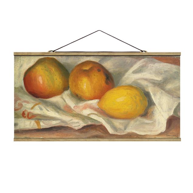 Billeder frugt Auguste Renoir - Two Apples And A Lemon
