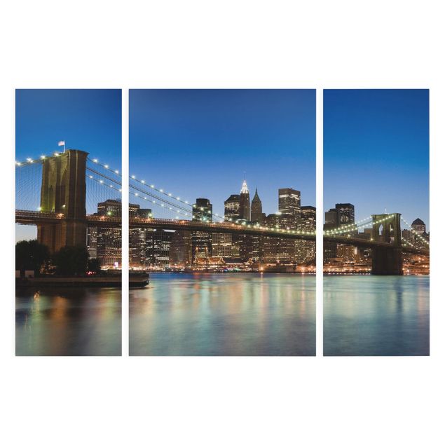 Billeder 3D Brooklyn Bridge In New York