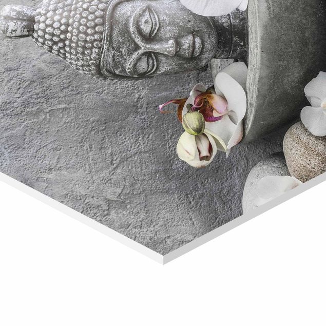 Billeder Andrea Haase Zen Buddha, Orchids And Stones