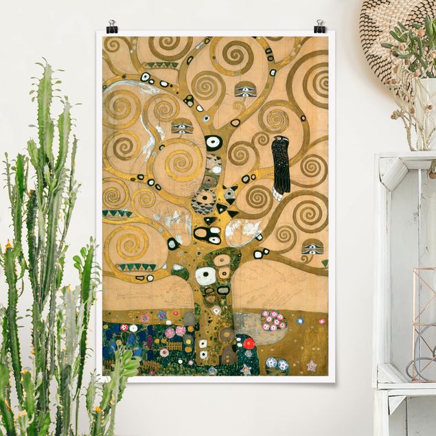 Kunst stilarter art deco Gustav Klimt - The Tree of Life
