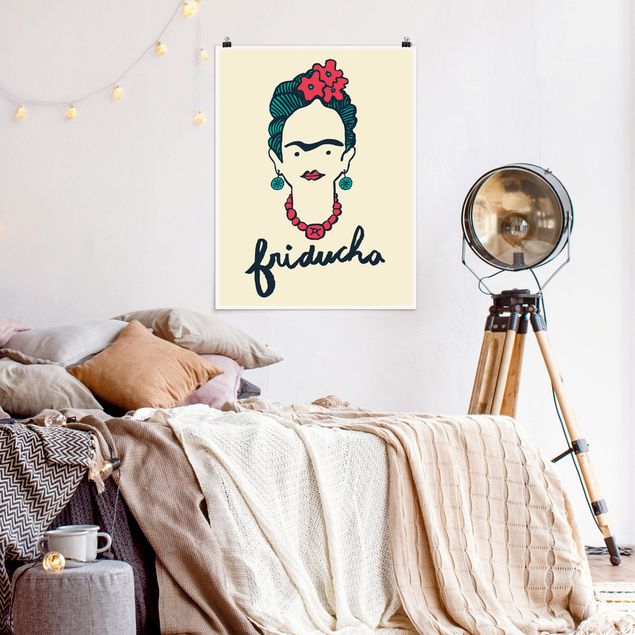 Plakater kunsttryk Frida Kahlo - Friducha